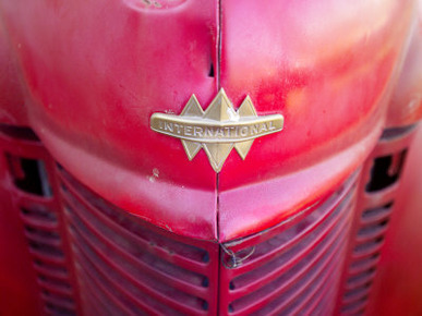 Detail View of an Old Fire Truck