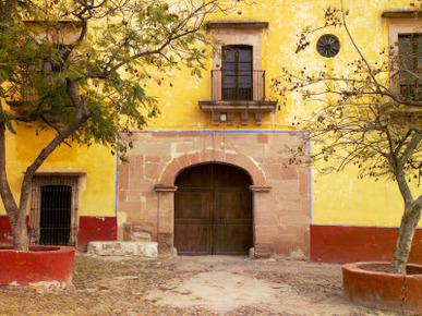 The Facade of a Colonial House